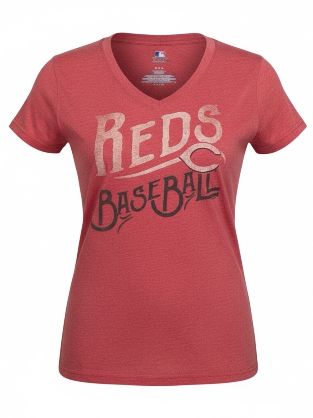 MLB Genuine Merchandise Cincinnati Reds Vintage-Style Graphic Tee | Size